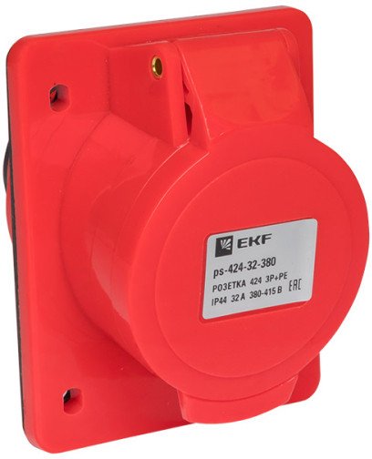 Розетка промышленная EKF ps-424-32-380