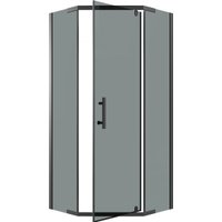 Душевой уголок Niagara Eco NG-1010-14DT 100x100x190 (черный/стекло тонированное)