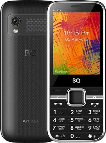 Кнопочный телефон BQ BQ-2838 Art XL+ (черный)
