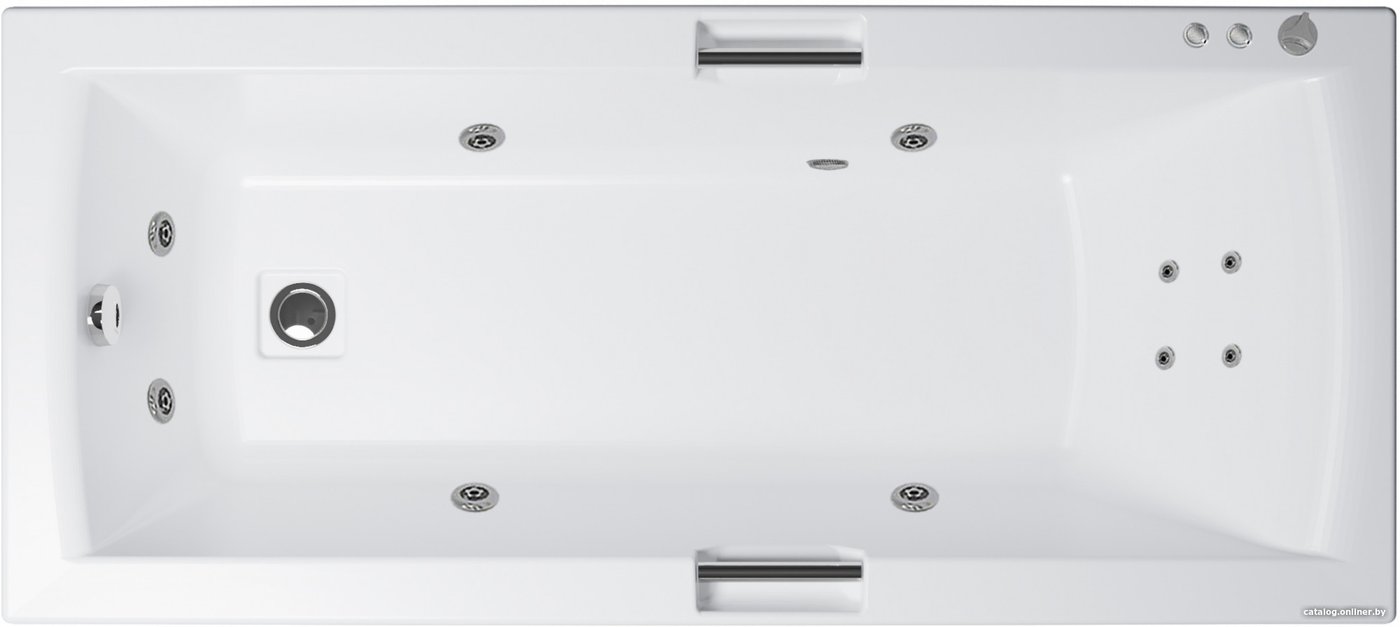Ванна Triton Алекса 170x75 Стандарт Flat (с гидромассажем)