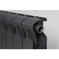 Биметаллический радиатор Rifar Monolit 500 (8 секций, титан)