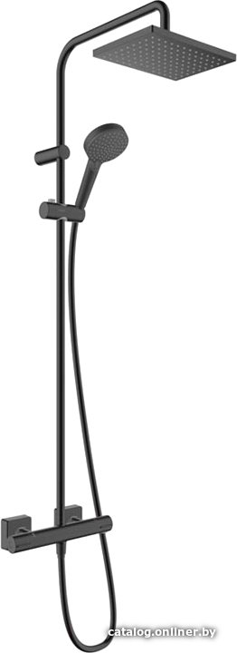 Душевая система  Hansgrohe Vernis Shape Showerpipe 230 1jet 26286670 (черный матовый)