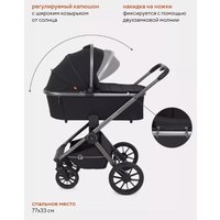 Универсальная коляска Rant Falcon RA097 (2 в 1, черный)