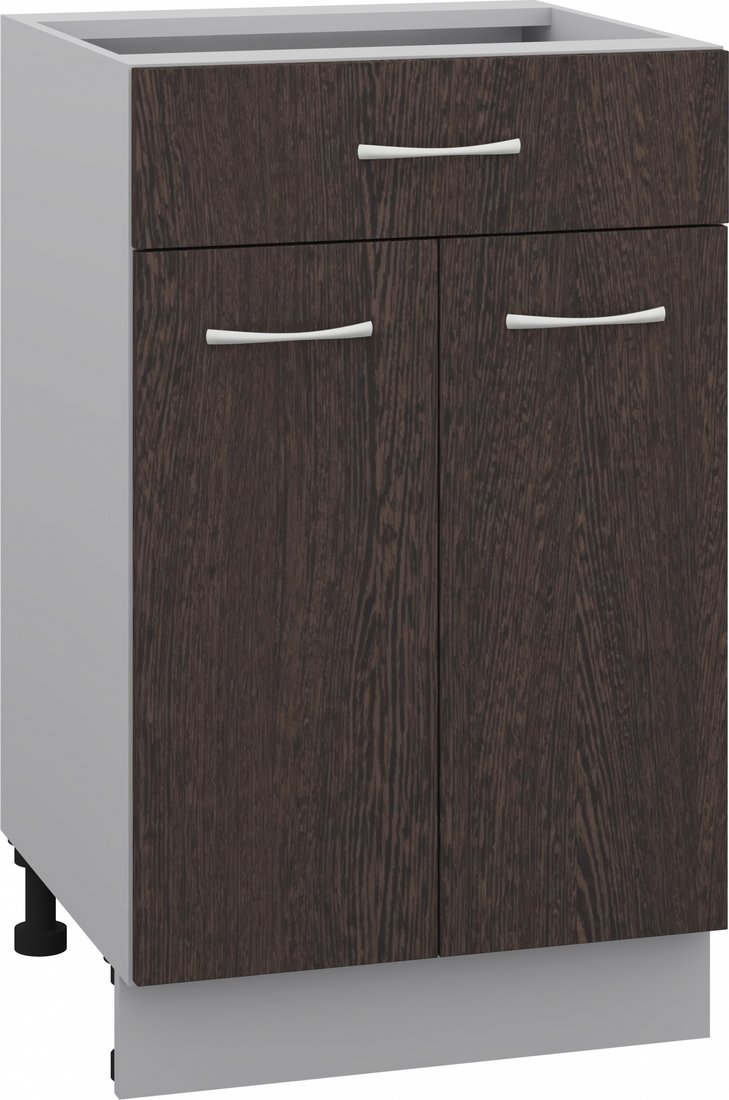 

Шкаф напольный Кортекс-мебель Корнелия Лира НШ50р1ш без столешницы (венге)