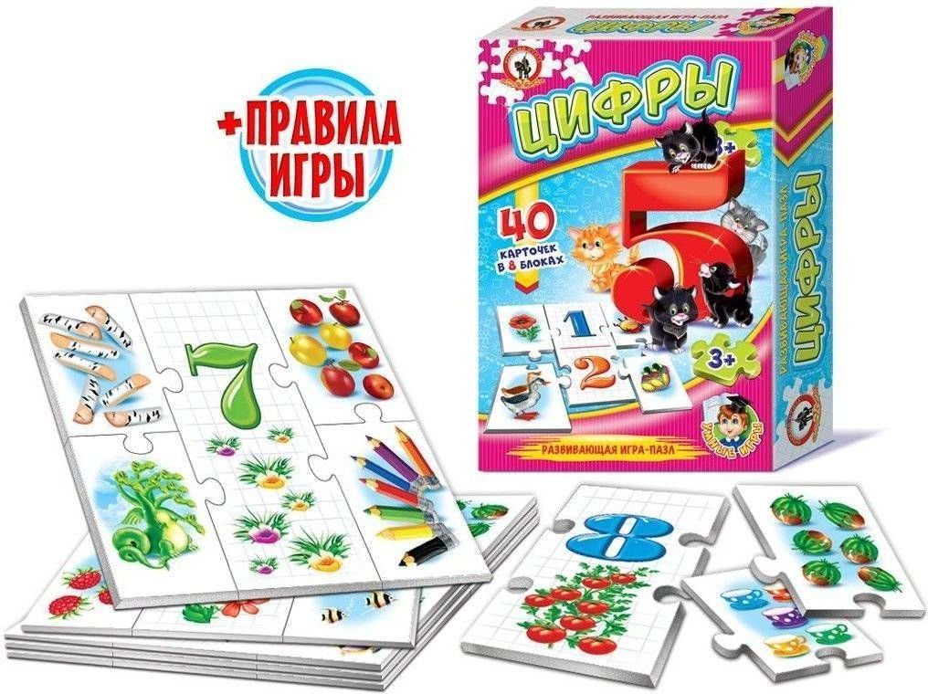 

Развивающая игра Русский стиль Умные игры. Цифры 03997