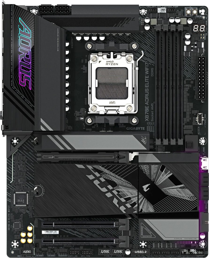 Материнская плата Gigabyte X870E Aorus Elite WiFi7 (rev. 1.0)