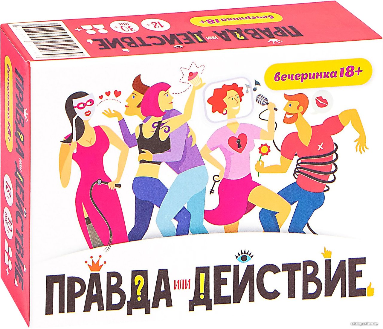 Настольная игра Мир Хобби Правда или действие?! Вечеринка 18+