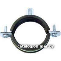 Хомут сантехнический УралПроф 107-116 мм 4" цинк (с гайкой М8)