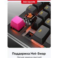 Клавиатура Red Square Alumix TKL Simple (черный, g3ms Amber)