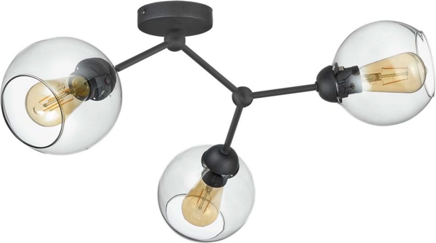 

Люстра средней высоты AksHome Atom 3xE27 (дымчатый)