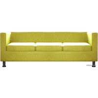 Софа Brioli Билли трехместный (рогожка, J9 желтый)