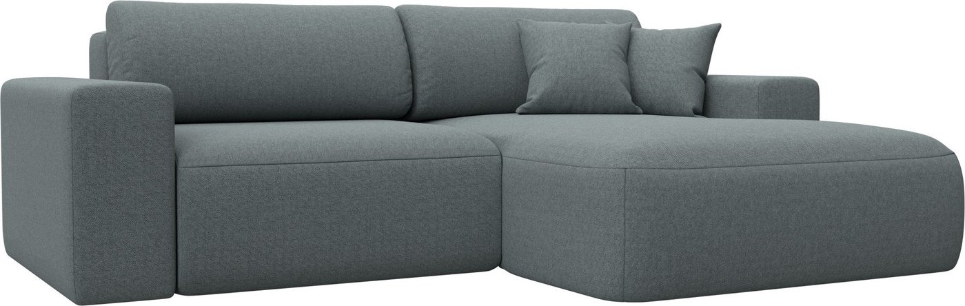 

Угловой диван Лига диванов Лига-036 НПБ Классик правый 124684 (рогожка амур серый)