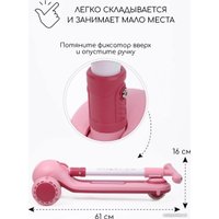 Трехколесный самокат Amarobaby Balance AB23-27BAL/06 (розовый)