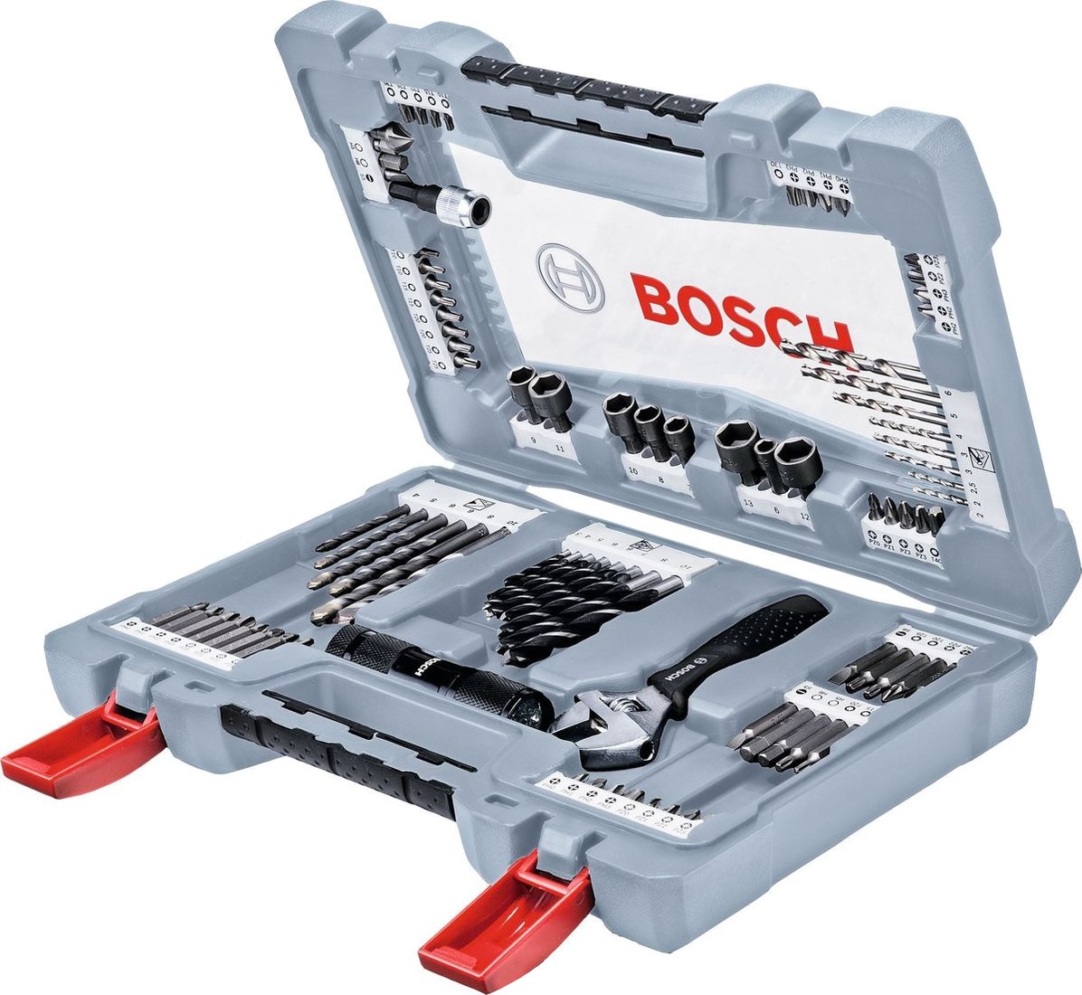 

Набор оснастки для электроинструмента Bosch 2608P00235 (91 предмет)