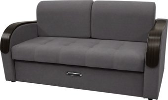 Сириус Лидер-1 НПБ 185x110 (Eva 07 велюр темно-серый)