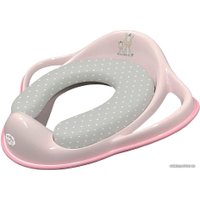 Детская накладка на унитаз Maltex Зебра 6181 (розовый)