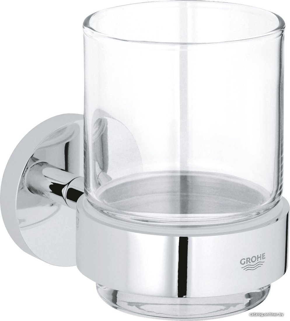 Стакан для зубной щетки и пасты Grohe Essentials 40447001 (хром)
