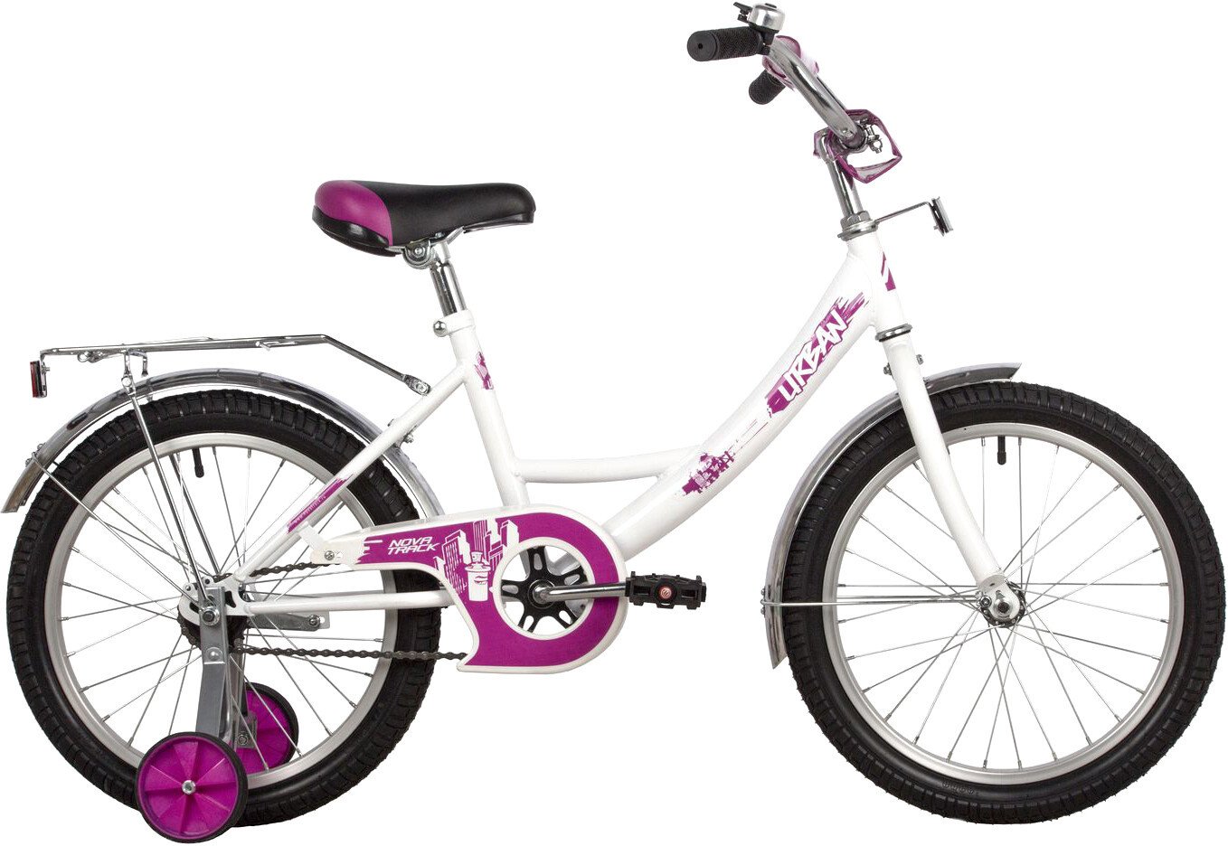 

Детский велосипед Novatrack Urban 18 2022 183URBAN.WT22 (белый)
