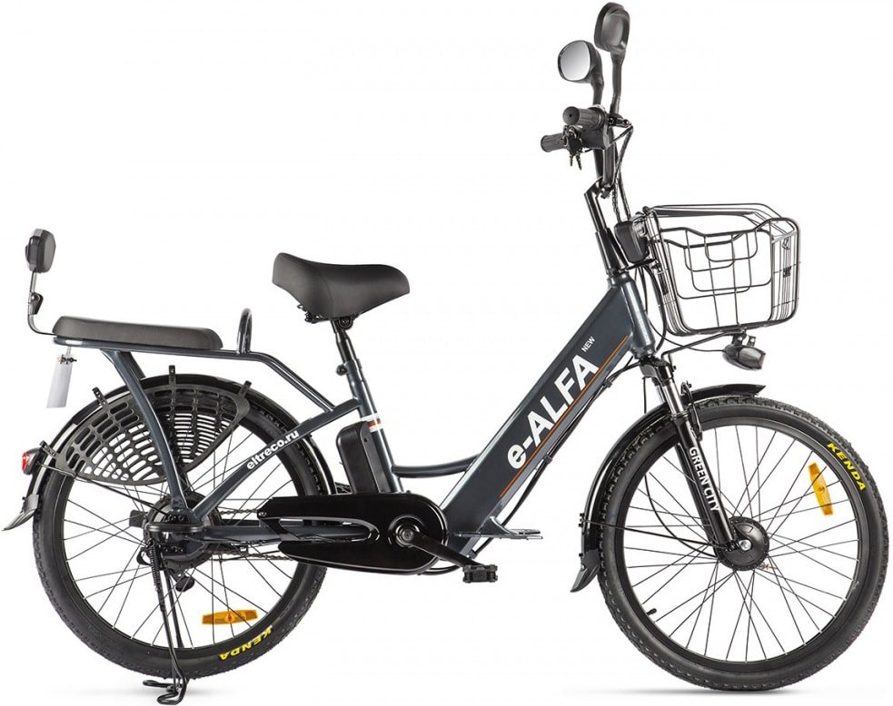 

Электровелосипед Eltreco Green City E-Alfa New (темно-серый)