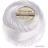 Пряжа для вязания Yarnart Tulip 401 50 г 250 м (белый)