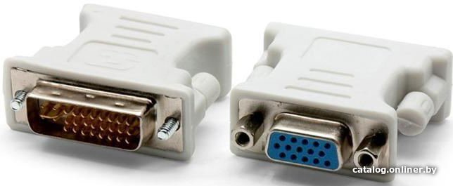 Адаптер USBTOP DVI-I – VGA (белый)