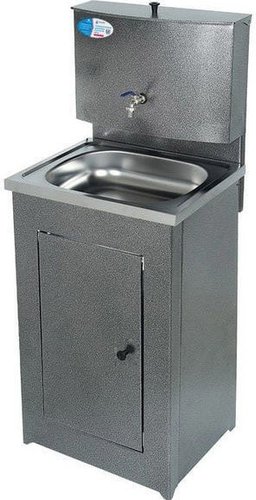 Умывальник для дачи Электромаш Акватекс без ЭВН (серебристый/нержавеющая сталь)