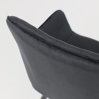 Стул AksHome Pablo (черный велюр HLR-66/черный)