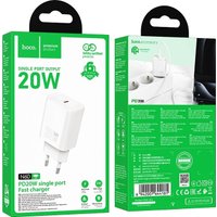 Сетевое зарядное Hoco N60 (белый)