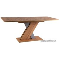 Кухонный стол Signal Exel 140/180x85 (дуб/коричневый)