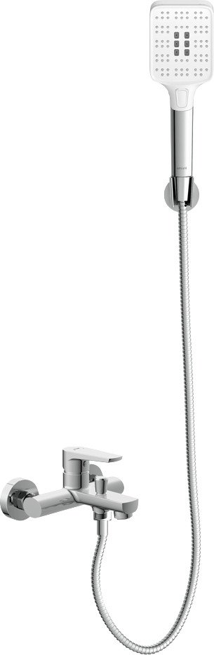 Смеситель Cersanit Moduo 64097 с душевым гарнитуром Ferro 64085