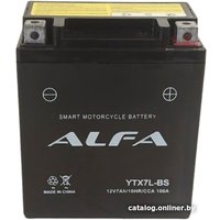 Мотоциклетный аккумулятор ALFA YTX7L-BS (7 А·ч)