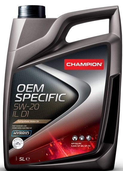 Моторное масло Champion OEM Specific 5W-20 IL D1 5л