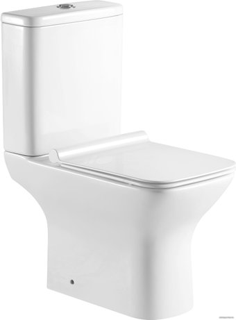 Унитаз напольный Aquanet Rimless Cube 2-C CL-12288 + CL-12288-1