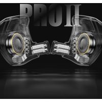 Наушники TRN VX Pro+ 3.5 мм (серебристый, без микрофона)