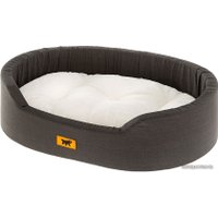 Лежак Ferplast Dandy F 95 (с мехом, черный/белый)
