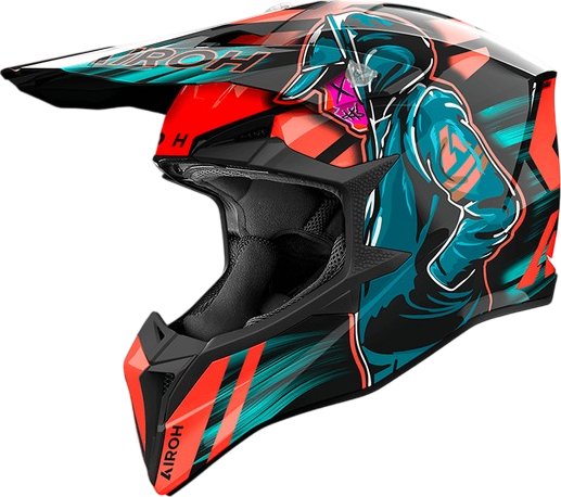 

Мотошлем Airoh WRAAAP Cyber WRC32-XL (XL, оранжевый глянец)