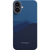 Чехол для телефона Pitaka StarPeak Tactile Woven для iPhone 16 (темно-синий)