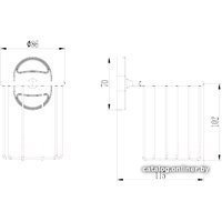 Держатель для освежителя воздуха Ledeme L1928-1