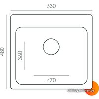 Кухонная мойка Quartz Bond 530 (лен)