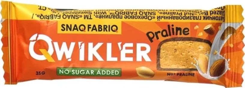 Протеиновый батончик Snaq Fabriq Qwikler (35 г, ореховое пралине)