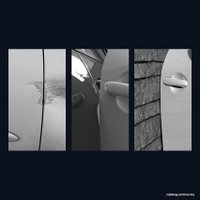 Накладка на дверь Baseus Streamlined Car Door Bumper Strip Black CRFZT-01 (черный)