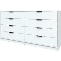 Комод Интерлиния Концепт КТ-К197 (белый платинум/белый платинум)