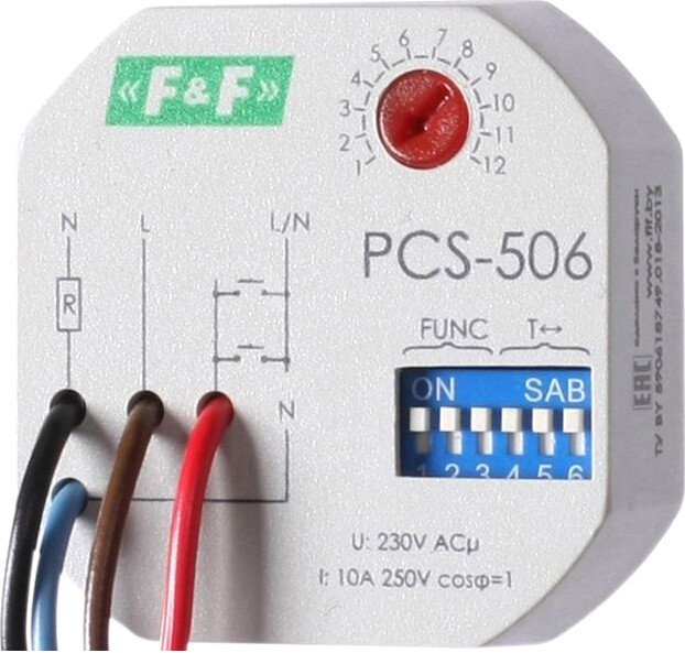 

Реле времени Евроавтоматика F&F PCS-506 EA02.001.017