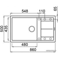 Кухонная мойка Elleci Unico 410 Titanium M73