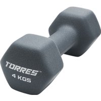 Гантель Torres PL522504 4 кг (серый)