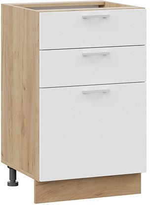 

Шкаф напольный Трия Габриэлла 1Н5Я3 (дуб крафт золотой/сноу)