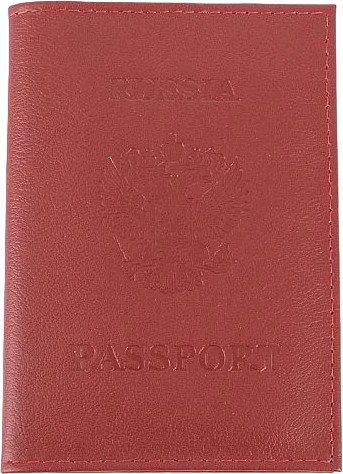 

Обложка для паспорта Poshete 604-117LG-LBB (красный)