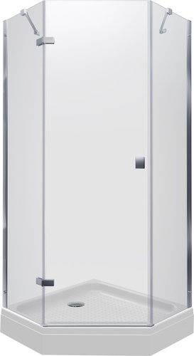 Душевой уголок Triton Сигма А1 90х90 (хром, с поддоном)