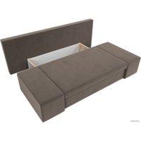 Диван Лига диванов Сан Марко 114012 (велюр, коричневый)