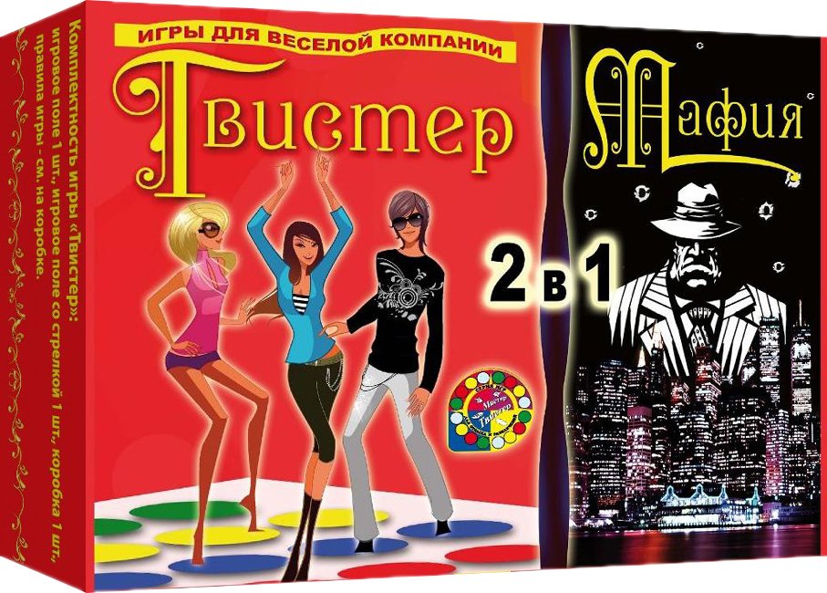 

Настольная игра Нескучные игры Твистер & Мафия